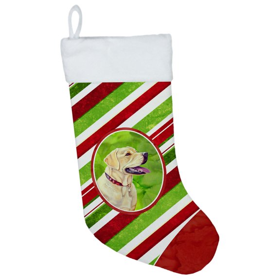 Labrador Candy Cane Holiday Christmas Christmas Stocking LH9248