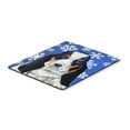 thumbnail image 1 of Carolines Treasures LH9284MP "Basset Hound Winter Snowflakes Holiday Mouse Pad Hot Pad or Trivet" Large multicolor, 1 of 1