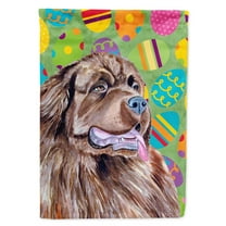 Carolines Treasures LH9399-FLAG-PARENT Newfoundland Easter Eggtravaganza Flag multicolor