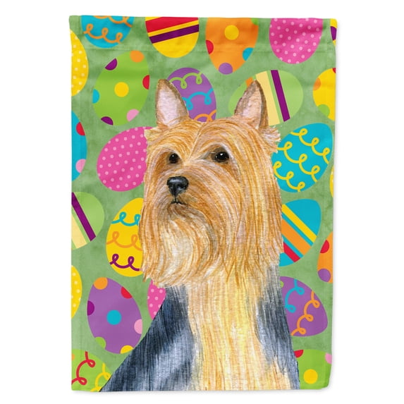 Carolines Treasures LH9406-FLAG-PARENT Silky Terrier Easter Eggtravaganza Flag multicolor
