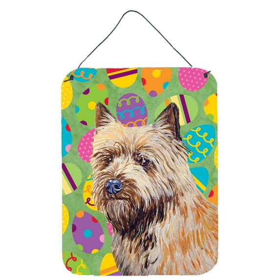 Carolines Treasures LH9410DS1216 Cairn Terrier Easter Eggtravaganza Wall or Door Hanging Prints 12WX16H multicolor