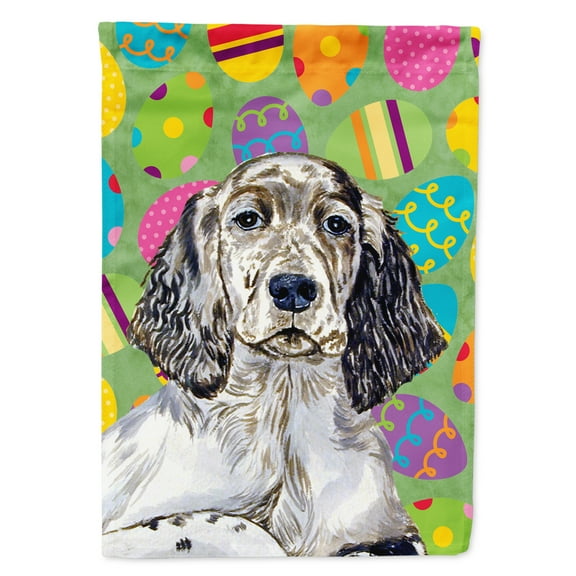 Carolines Treasures LH9412-FLAG-PARENT English Setter Easter Eggtravaganza Flag  multicolor