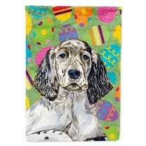 Carolines Treasures LH9412-FLAG-PARENT English Setter Easter Eggtravaganza Flag multicolor
