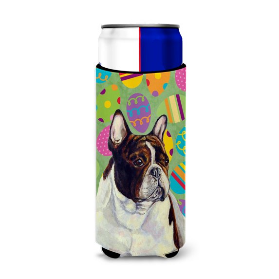 Carolines Treasures LH9427MUK French Bulldog Easter Eggtravaganza Ultra Hugger for slim cans Slim Can multicolor