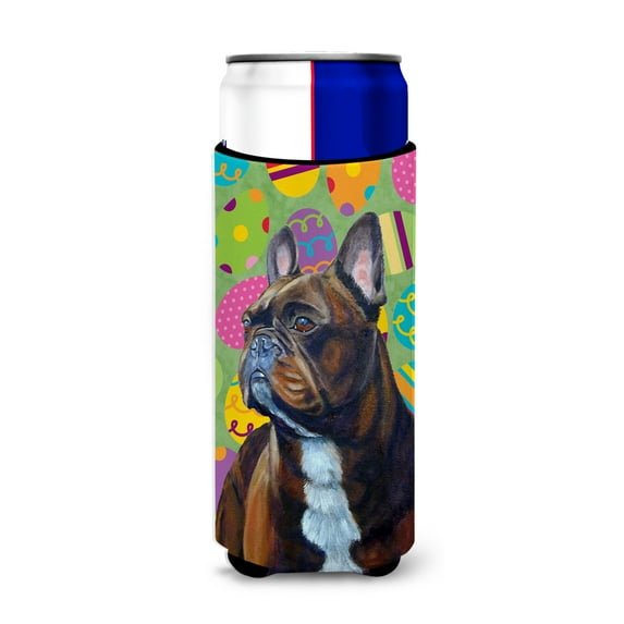 Carolines Treasures LH9430MUK French Bulldog Easter Eggtravaganza Ultra Hugger for slim cans Slim Can multicolor