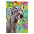 thumbnail image 1 of Carolines Treasures LH9431-FLAG-PARENT Weimaraner Easter Eggtravaganza Flag  multicolor, 1 of 2