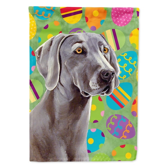 Carolines Treasures LH9431-FLAG-PARENT Weimaraner Easter Eggtravaganza Flag multicolor