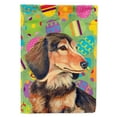 thumbnail image 1 of Carolines Treasures LH9436CHF Dachshund Easter Eggtravaganza Flag Canvas, Large, Multicolor, 1 of 2