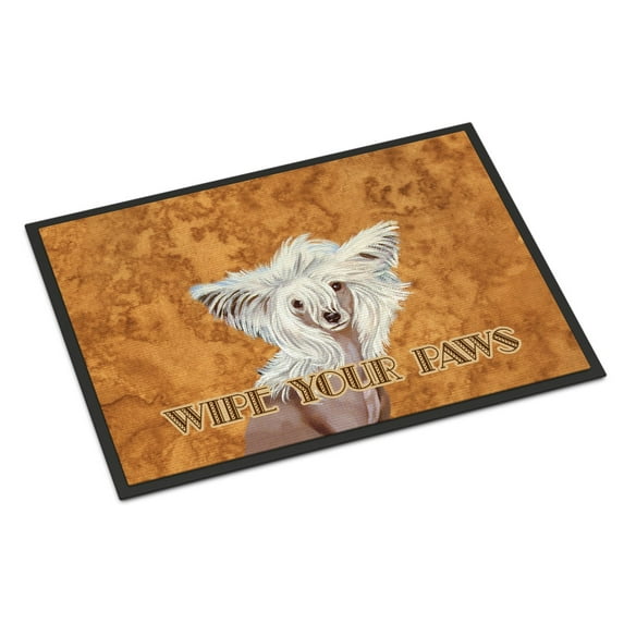 Carolines Treasures LH9459MAT Chinese Crested Wipe your Paws Doormat 18x27 27"L x 18"W multicolor