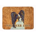 thumbnail image 1 of Carolines Treasures LH9461RUG Papillon Wipe your Paws Machine Washable Memory Foam Mat 19 X 27" multicolor, 1 of 4