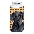 thumbnail image 1 of Carolines Treasures  Labrador Black Fall Leaves Portrait Tall Boy Hugger, 1 of 1