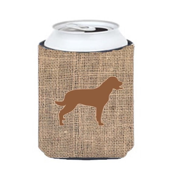 Carolines Treasures Labrador Burlap And Brown Can Or Bottle Hugger