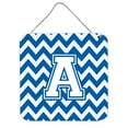 thumbnail image 1 of Carolines Treasures  Letter A Chevron Blue & White Wall or Door Hanging Prints - 6 x 0.02 x 6 in., 1 of 1