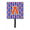 thumbnail image 1 of Carolines Treasures  Letter A Football Green - Blue & Orange Leash or Key Holder, 1 of 1