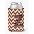 thumbnail image 1 of Carolines Treasures  Letter Z Chevron Maroon & Gold Can or Bottle Hugger - Maroon & Gold, 1 of 1