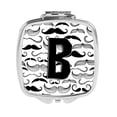 thumbnail image 1 of Carolines Treasures  Letter B Moustache Initial Compact Mirror, 1 of 1
