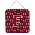 thumbnail image 1 of Carolines Treasures  Letter F Football Garnet & Gold Wall or Door Hanging Prints - Garnet & Gold - 6in. H x 0.02in. W x 6in. L, 1 of 1