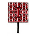 thumbnail image 1 of Carolines Treasures  Letter I Football Red - Black & White Leash or Key Holder, 1 of 1