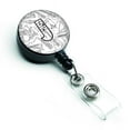 thumbnail image 1 of Carolines Treasures CJ2007-JBR Letter J Musical Note Letters Retractable Badge Reel, 1 of 2