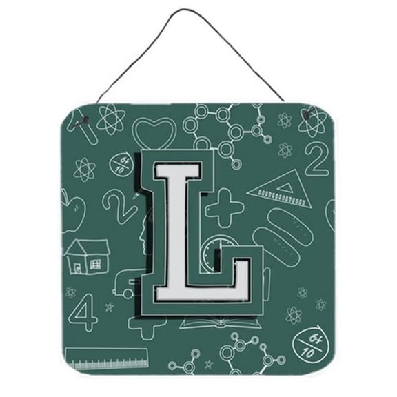 Carolines Treasures  Letter L Back To School Initial Wall and Door Hanging Prints