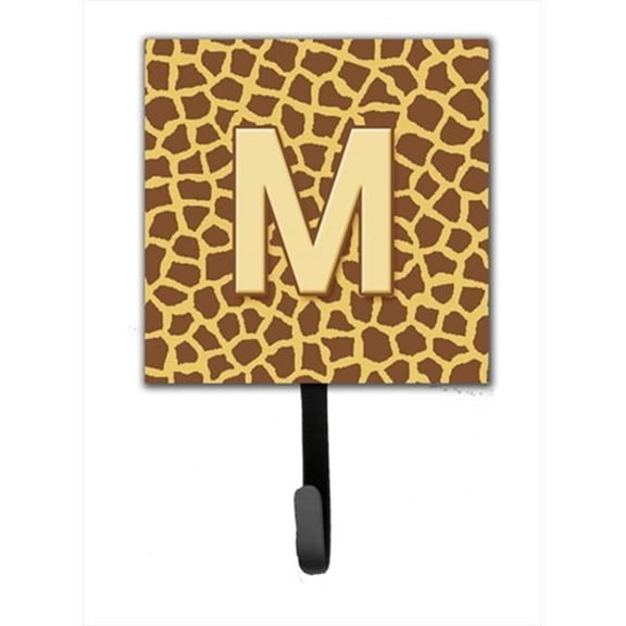 Carolines Treasures Letter M Initial Monogram - Giraffe Leash Holder Or Key Hook