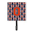 thumbnail image 1 of Carolines Treasures  Letter O Football Orange - Blue & White Leash or Key Holder, 1 of 1
