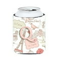 thumbnail image 1 of Carolines Treasures  Letter Q Love In Paris Pink Can & Bottle Hugger - Pink, 1 of 1