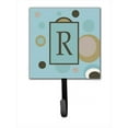 thumbnail image 1 of Carolines Treasures  Letter R Initial Monogram - Blue Dots Leash Holder Or Key Hook, 1 of 1
