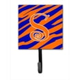 thumbnail image 1 of Carolines Treasures  Letter S Initial Tiger Stripe Blue and Orange Leash Or Key Hook, 1 of 1