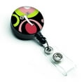 thumbnail image 1 of Carolines Treasures  Letter T Monogram Retro in Black Retractable Badge Reel - Black - 5in. H x 1in. W x 2in. L, 1 of 1