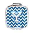 thumbnail image 1 of Carolines Treasures  Letter Y Chevron Blue & White Compact Mirror - 3 x 0.3 x 2.75 in., 1 of 1