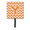 thumbnail image 1 of Carolines Treasures  Letter Y Chevron Orange & White Leash or Key Holder - Orange & White - 6in. H x 1.25in. W x 4.25in. L, 1 of 1
