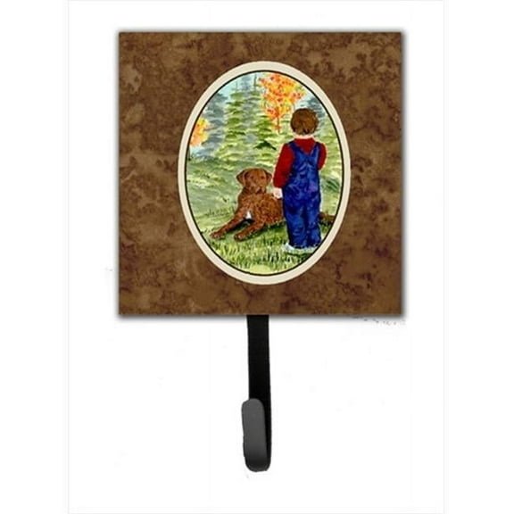 Carolines Treasures Little Boy with His Chesapeake Bay Retriever Leash Or Key Hook