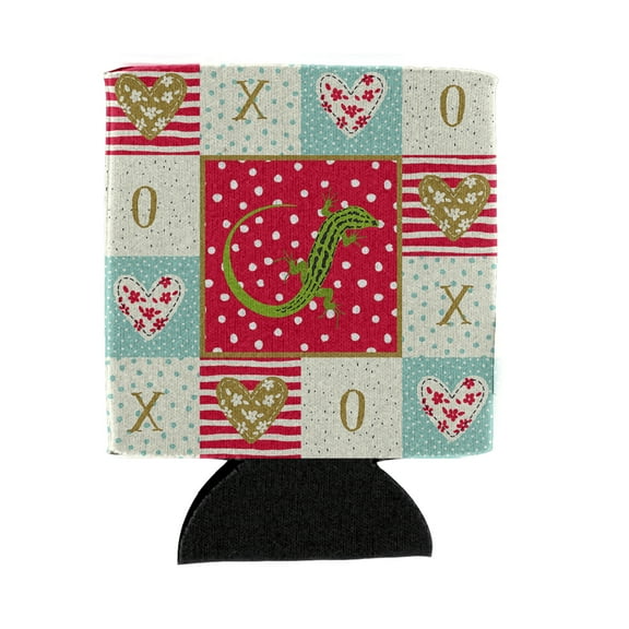 Carolines Treasures CK5534CC Lizard Can or Bottle Hugger cold-beverage-koozies, Multicolor