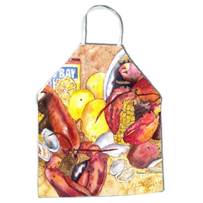 Carolines Treasures  Lobster Lobster Bake With Old Bay Seasonings Apron