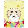 thumbnail image 1 of Carolines Treasures Longhair Creme Dachshund Easter Egg Hunt Glass Cutting Board Large 12H x 16W multicolor, 1 of 2