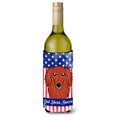 thumbnail image 1 of Carolines Treasures Longhair Red Dachshund Wine Bottle beverage Insulator Hugger Wine Bottle multicolor, 1 of 2