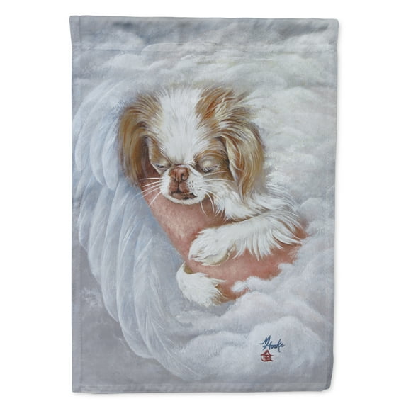 Carolines Treasures MH1037CHF Japanese Chin in an Angels Arms House Flag House Size multicolor