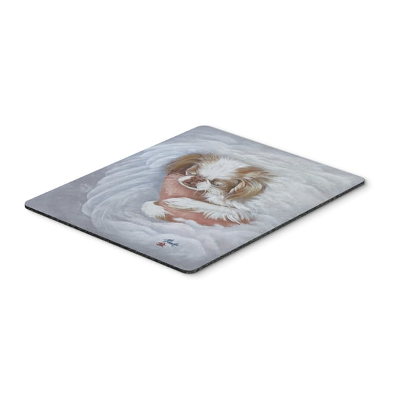Carolines Treasures MH1037MP Japanese Chin in an Angels Arms Mouse Pad Hot Pad or Trivet Large multicolor