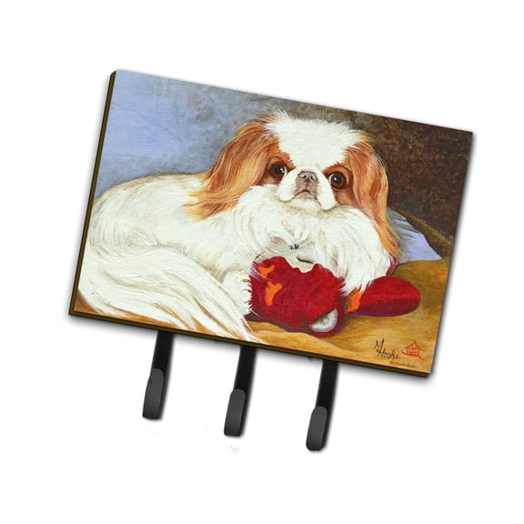 Carolines Treasures MH1049TH68 Japanese Chin Pink Gorilla Leash or Key Holder Triple multicolor