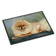 thumbnail image 1 of Carolines Treasures MH1055MAT Pomeranian Full Body Door Mat Indoor Rug or Outdoor Welcome Mat 18x27 Doormat  27"L x 18"W, 1 of 4