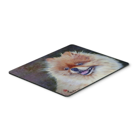Carolines Treasures MH1056MP Pomeranian Head Mouse Pad Hot Pad or Trivet Large multicolor