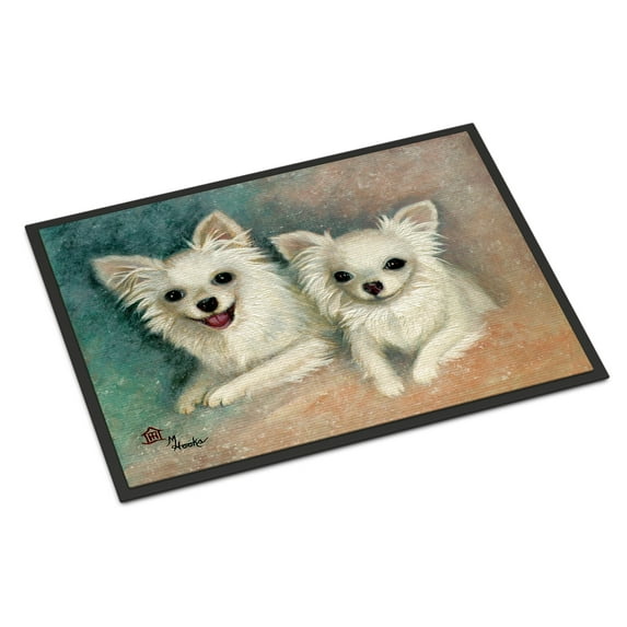 Carolines Treasures MH1064JMAT Chihuahua The Siblings Door Mat Indoor Rug or Outdoor Welcome Mat 24x36 Doormat 36"L x