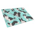 thumbnail image 1 of Carolines Treasures MLM1025LCB 15 x 12 in. Blue Border Collie Glass Cutting Board - Large, 1 of 5