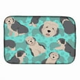 thumbnail image 1 of Carolines Treasures MLM1034DDM 21 x 14 in. Blue Old English Sheepdog Dish Drying Mat, 1 of 5