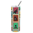 thumbnail image 1 of Carolines Treasures MLM1088TBL20 20 oz  Lots of Black French Bulldog Stainless Steel Skinny Tumbler, 1 of 40