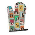 thumbnail image 1 of Carolines Treasures MLM1152OVMT 12 x 8.5 in. Unisex Lots of Tricolor Cavalier Spaniel Oven Mitt, 1 of 2