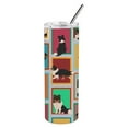 thumbnail image 1 of Carolines Treasures MLM1172TBL20 20 oz  Lots of Tricolor Sheltie Stainless Steel Skinny Tumbler, 1 of 5