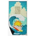 thumbnail image 1 of Carolines Treasures MLM1277TWL3060 60 x 30 in. Unisex Surfer Dog Wheaten Terrier Premium Beach Towel, 1 of 2