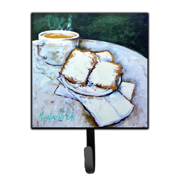 Carolines Treasures MW1008SH4 Beingets Breakfast Delight Leash or Key Holder 7Hx4.25W multicolor